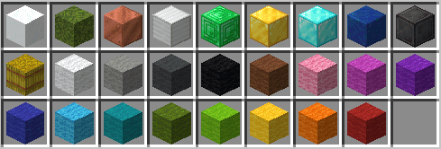 New Camouflage Blocks in v1.20.32 Update