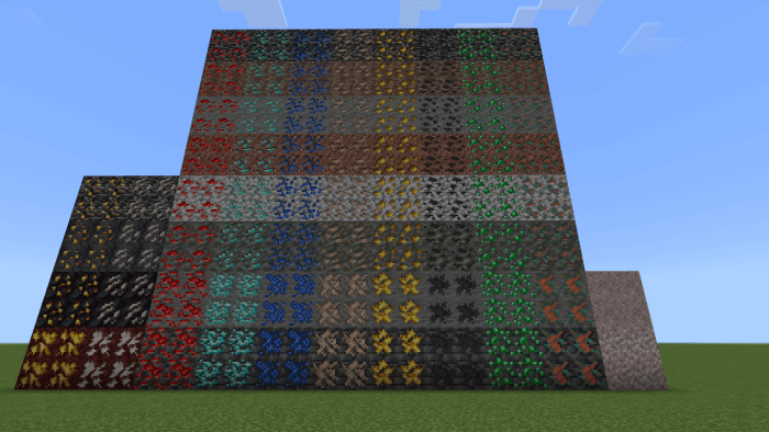 All new ores from addon