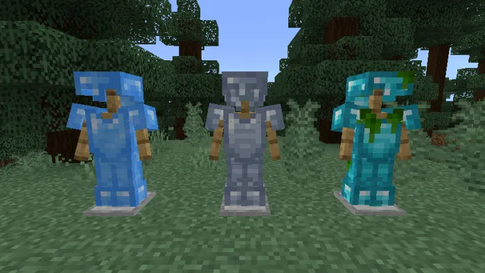 Hardened Ice, Marine Diamond and Frozen Diamond Armors
