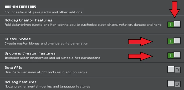 Required Experiments for Power Rangers Legacy Addon