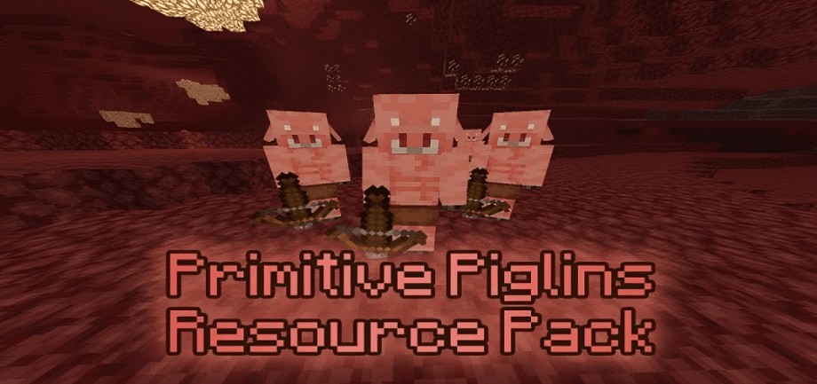 Thumbnail: Primitive Piglins Resource Pack