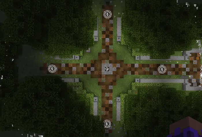 Four Portals Spawning Animation