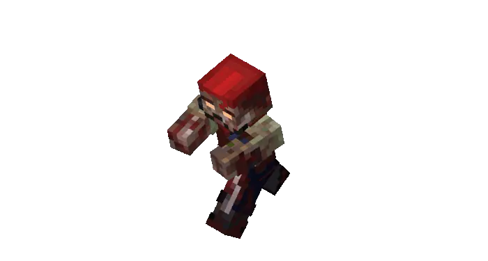 Player Walker Zombie Animation 3