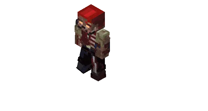 Player Walker Zombie Animation 8