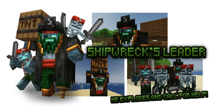 Dead Beard and Zombie and Skeleton Lackeys