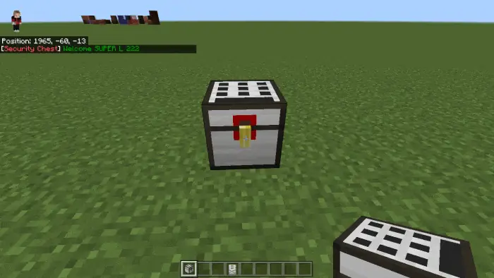 Screenshot of Security chests.