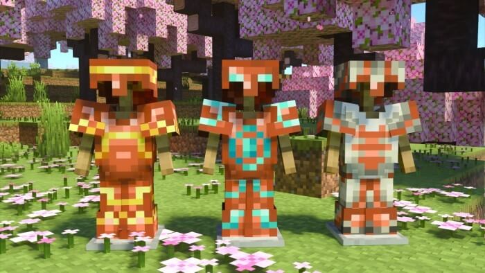 Copper Armors with Blacksmith Templates