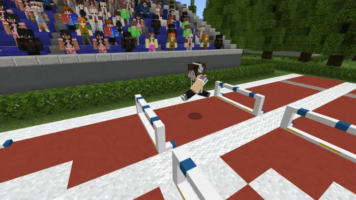 Athletics obstacle course game
