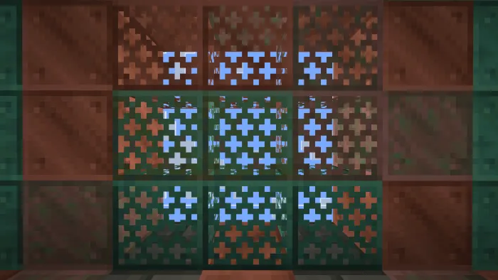 Copper Grate and Oxidized Copper Grate