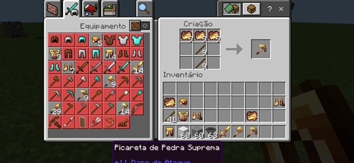 Ultimate Stone Pickaxe Recipe