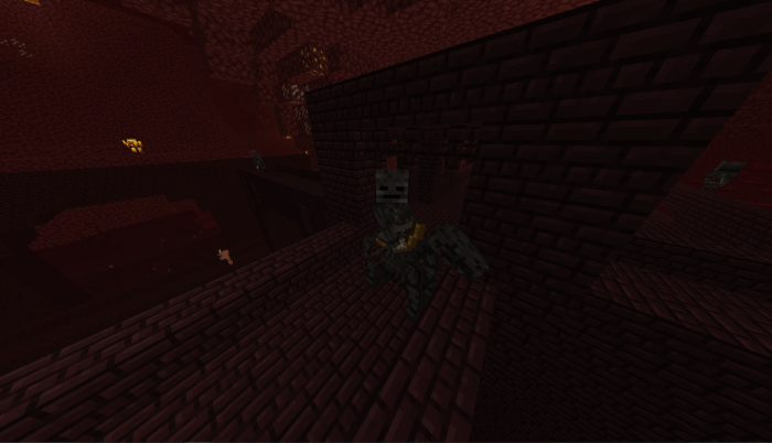 Wither skeleton horse