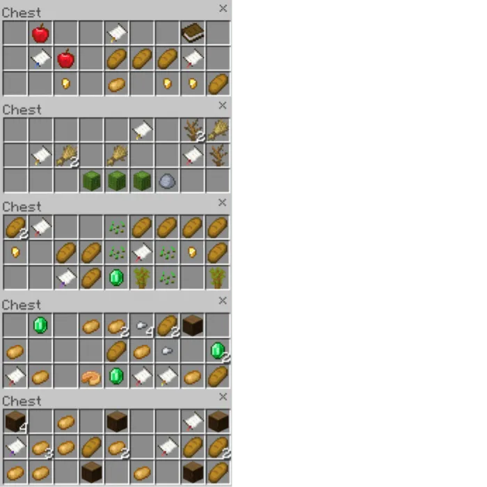 Bounty Items in Village Chest