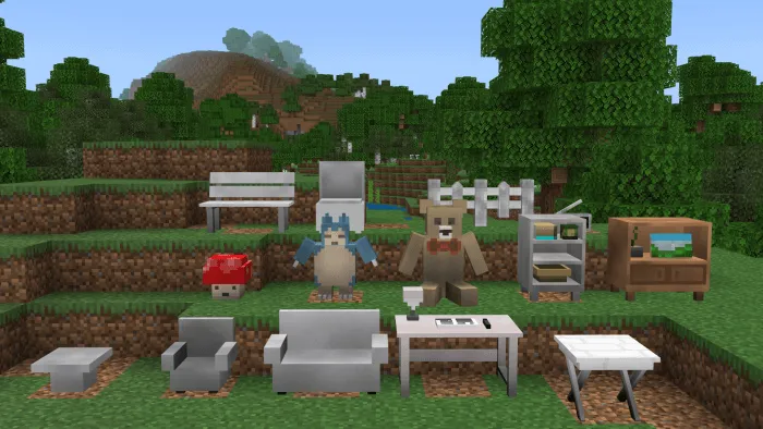 List of Furniture in the RMPlaysMCYT's Aesthetic Funiture Addon