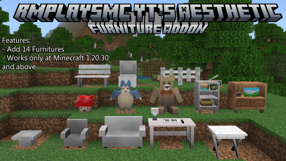 Thumbnail: RMPlaysMCYT's Aesthetic Funiture Addon