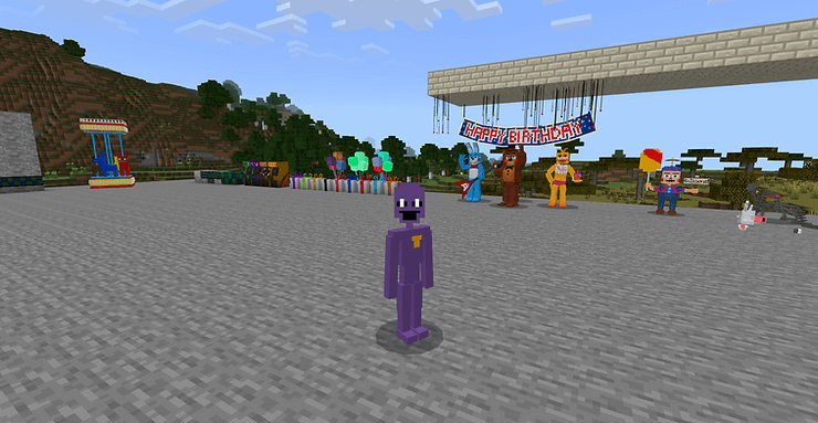 Five Nights at Freddy's 2 Minecraft Mod