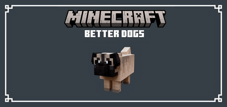 Thumbnail: Better Dogs v1.1 | MCPE/BE - 30+ Wolf Textures