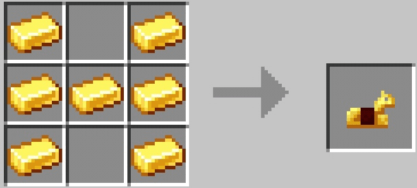 Gold Horse Armor Recipe