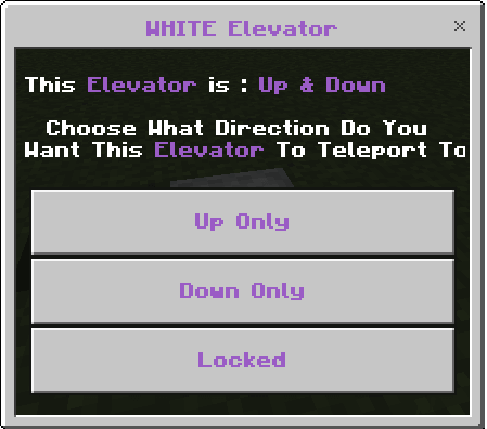 Changing the Direction of Elevator