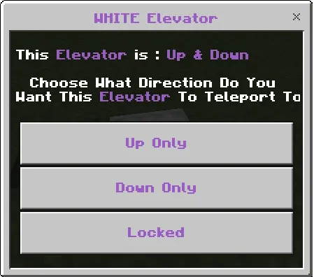 Changing the Direction of Elevator