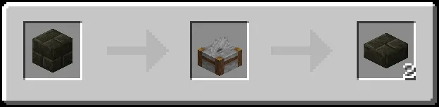 Corrupted Stone Bricks Slabs Recipe (Variant 2)