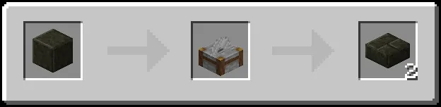 Corrupted Stone Bricks Slabs Recipe (Variant 3)