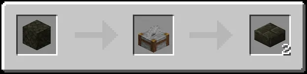 Corrupted Stone Bricks Slabs Recipe (Variant 4)