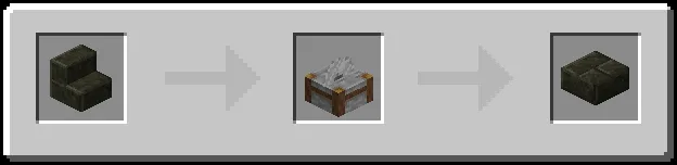 Corrupted Stone Bricks Slabs Recipe (Variant 6)