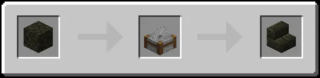 Corrupted Stone Bricks Stairs Recipe (Variant 3)