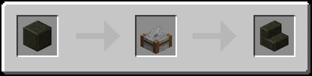 Polished Corrupted Stone Stairs Recipe (Variant 2)