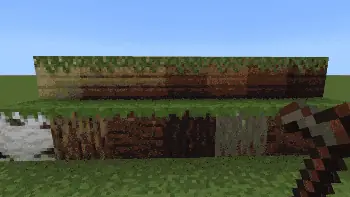 Removing Grass from Woods with Hoe
