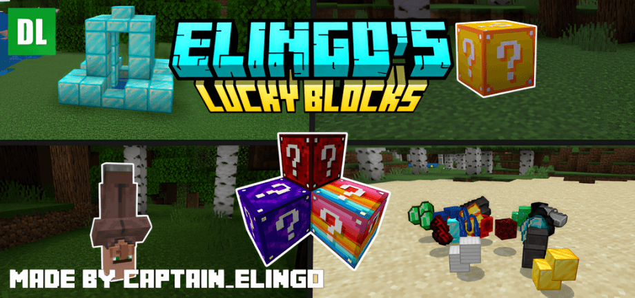 Ores are Lucky Block Minecraft Mod