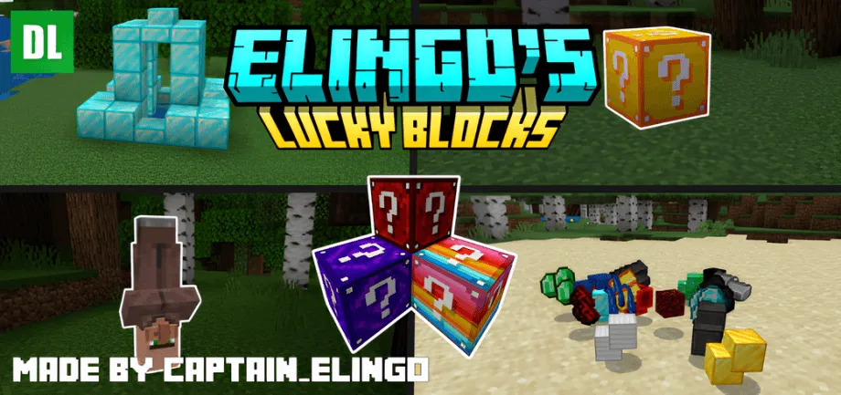 Thumbnail: Elingo's Lucky Blocks Add-on (Big Update!) 1.20.41+