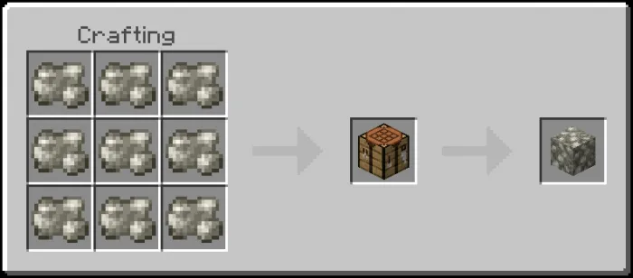 Block of Raw Tin Recipe