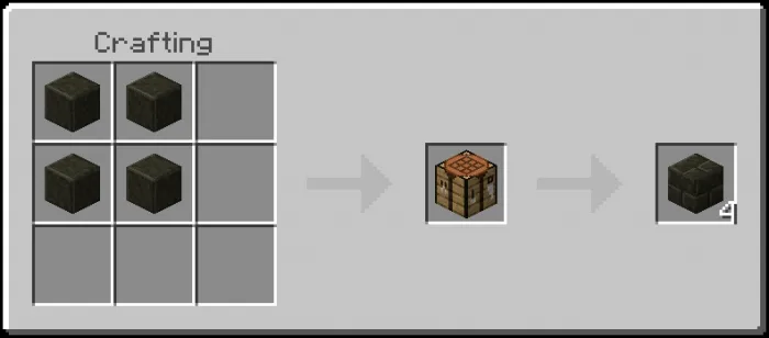 Corrupted Stone Bricks Recipe (Variant 1)