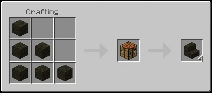 Corrupted Stone Stairs Recipe (Variant 1)