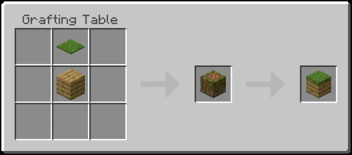 Grassed Oak Woods Recipe (Variant 5)