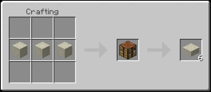 Limestone Slabs Recipe (Variant 1)