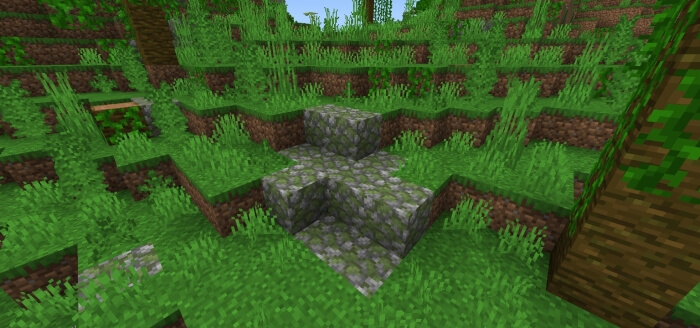 Mossy Cobblestone Patch (Variant 1)