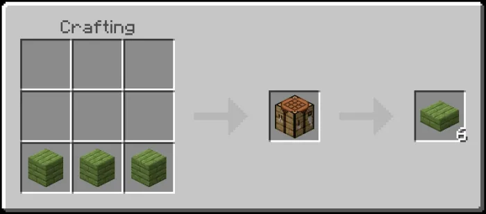 Mossy Slabs Recipe