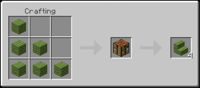 Mossy Stairs Recipe