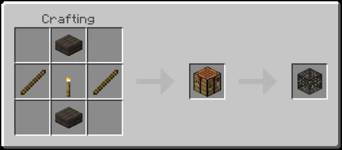 Wooden Corrupted Lamp Recipe