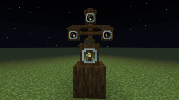 Wooden Dark Oak Lantern