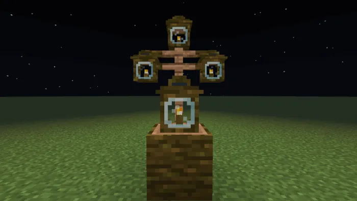 Wooden Jungle Lantern