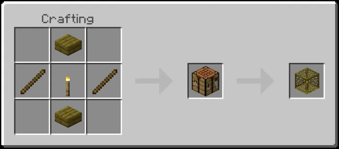 Wooden Overgrown Jungle Lamp Recipe