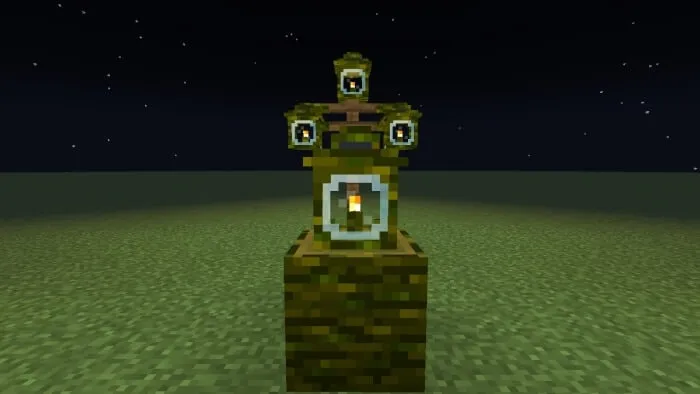 Wooden Overgrown Jungle Lantern