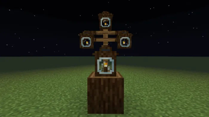 Wooden Spruce Lantern
