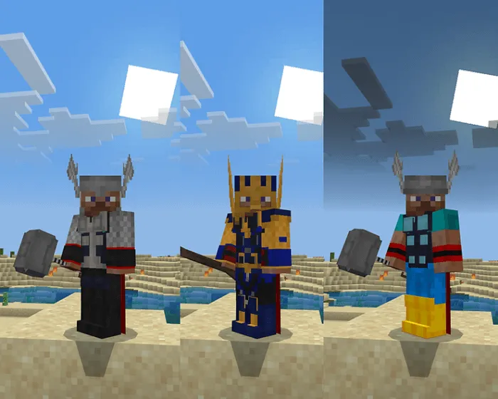 Different Thor Costumes