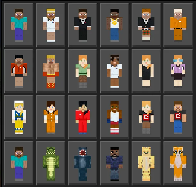 Minecraft Legacy Skinpack (Revived): Skins Screenshot 1