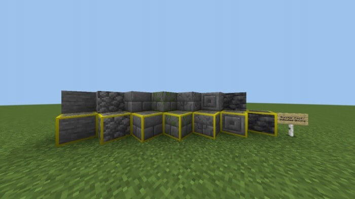 Better Infested Blocks Minecraft Texture Pack