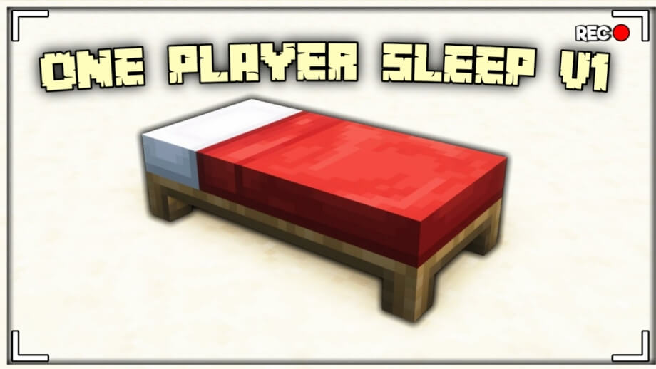 Thumbnail: One Player Sleep Addon [Supports 1.21]